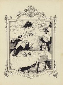 アイスクリームの思い出からの漫画 作： Albert Guillaume